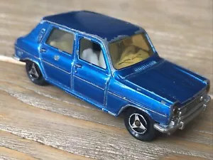 Vintage Majorette Simca 1100 TI #234 1:60 Blue Diecast - Picture 1 of 7