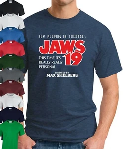 JAWS 19 T-SHIRT > Funny Slogan Geek Nerd Shark Back to the Future Mens - Picture 1 of 22