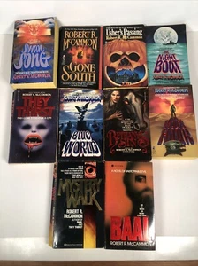 Robert McCammon Vintage Horror Paperback Lot Of 10 Swan Song Baal Bethanys Sin - Picture 1 of 8