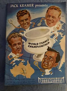 Jack Kramer World Tennis Championship Souvenir Program 1953 Sedgman Segura - Picture 1 of 4
