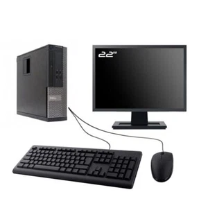 PC Dell Optiplex 390 SFF Bildschirm 22 " Intel I3-2100 RAM 8Go SSD 2To W10 Wifi - Bild 1 von 6