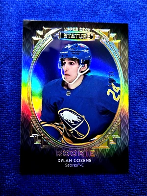 2020-21 Upper Deck Stature Dylan Cozens Rookie Holofoil /99 RC #135 Mint - Image 1 of 4