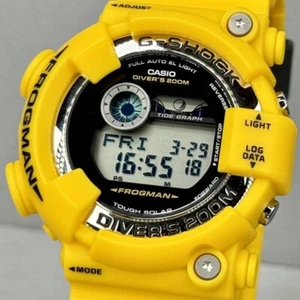 CASIO G-SHOCK GF-8250-9JF Yellow Rubber Solar Digital Watch FROGMAN - Picture 1 of 10