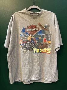 1998 VTG Harley-Davidson The Only Way to See Texas Shirt Size XL US Made Mancuso - Picture 1 of 6