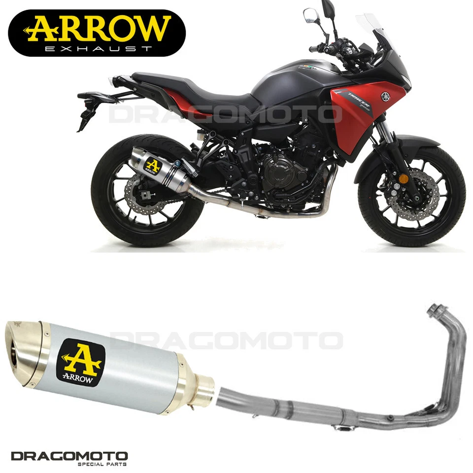 Terminale completo Cat HOM Arrow Thunder Yamaha Tracer 700 2017 17