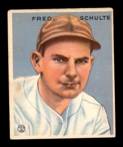 Goudey #190 1933 Fred Schulte en muy buen estado+ - Imagen 1 de 2