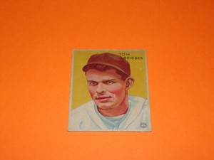 1933 Goudey #199 Tom Bridges Baseball Card (Detroit Tigers)
