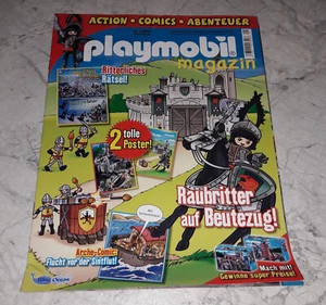 Playmobil Magazin 1/2013 Raubritter auf Beutezug Comic Poster Rätsel Ausmalbild - Bild 1 von 19