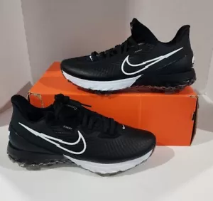 Nike Air Zoom Infinity Tour Golf Cleats Black White Men's Sz 8.5 NEW CT0540-077 - Picture 1 of 7