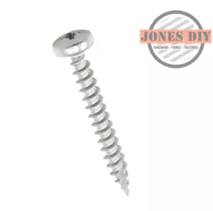 TORNILLOS DE CABEZA DE PAN DE ACERO INOXIDABLE TORNILLOS DE MADERA MULTIUSOS CABEZA REDONDA POZI 4mm 5mm 6mm - Imagen 1 de 5