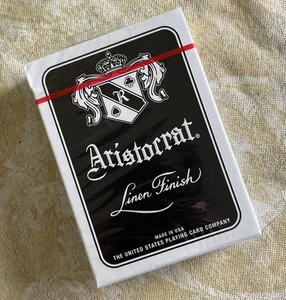 ARISTOCRAT 727 LINEN FINISH THIN CRUSHED CARD DECK SPIELKARTEN 2020 NEU SEALED - Bild 1 von 5