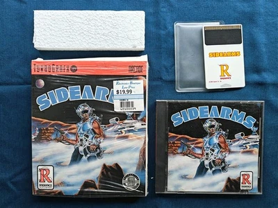 Sidearms (Turbografx-16, 1990) CIB Complete In Big Box, Tested Nice - Image 1 of 3