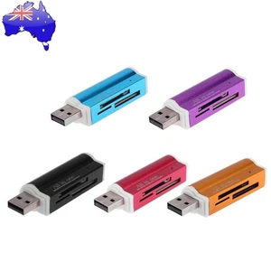 USB2.0 4 in 1 Multi Memory Card Reader for SD/SDHC/Mini SD/MMC/TF Card/MS - Picture 1 of 11