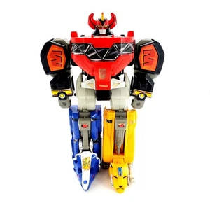 Vtg 1991 Power Rangers Deluxe Dino Megazord Incomplete Acceptable Condition - Picture 1 of 24