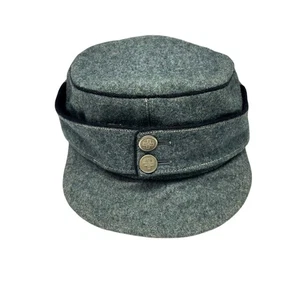 Vintage Swiss WWII Era Wool Army Field Hat Original Size 58 Militaria - Bild 1 von 10
