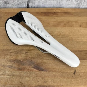 Bontrager Montrose Elite 138mm 7x7mm Titanium Rails White Bike Saddle 222g - Picture 1 of 11