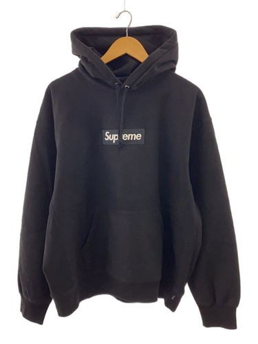 Supreme Felpa con Cappuccio 24AW Box Logo Felpa con Cappuccio L Cotone Nero Usata