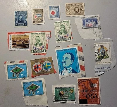 15 марок из Гондураса. 1891-1973. Некоторые я не смог найти.  7 марок.  - Изображение 1 из 4