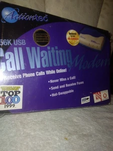 56K CALL WAITING MODEM USB ACTIONTEC - Picture 1 of 2