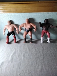 **VINTAGE** LJN WRESTLING FIGUREN (×3) - Bild 1 von 14
