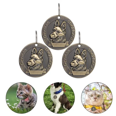  3 Pezzi Accessori per Animali Domestici Marche per Cani Piccoli Giornata del Cane - Immagine 1 di 4