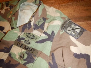US Army Special Forces BDU M81 Shirt O-4 * Badged * SF Tab SCUBA - Bild 1 von 6
