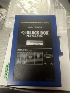 BLACKBOX Industrial Ethernet Serial Server LES LES401A no box - Picture 1 of 4