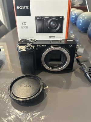Sony Alpha A6000 Mirrorless Digital Camera, K&F Wrist Strap, and Battery Pack - Image 1 of 4