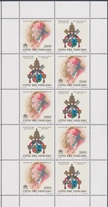 1999 VATICANO BF 43 FOGLIETTO NUOVO MNH** - Imagen 1 de 1