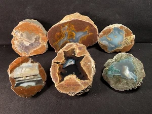 ~RW~ SEIS "MITADES OREGON THUNDEREGG" PULIDAS ~~ VARIEDAD DE ELECCIÓN - Imagen 1 de 6