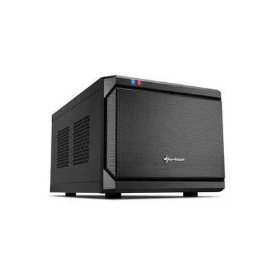 Sharkoon QB One Mini-ITX PC Case Gehäuse schwarz # 4044951016433 - Bild 1 von 4