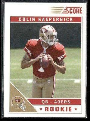 2011 Score Colin Kaepernick RC #320 San Francisco 49ers - Image 1 of 2