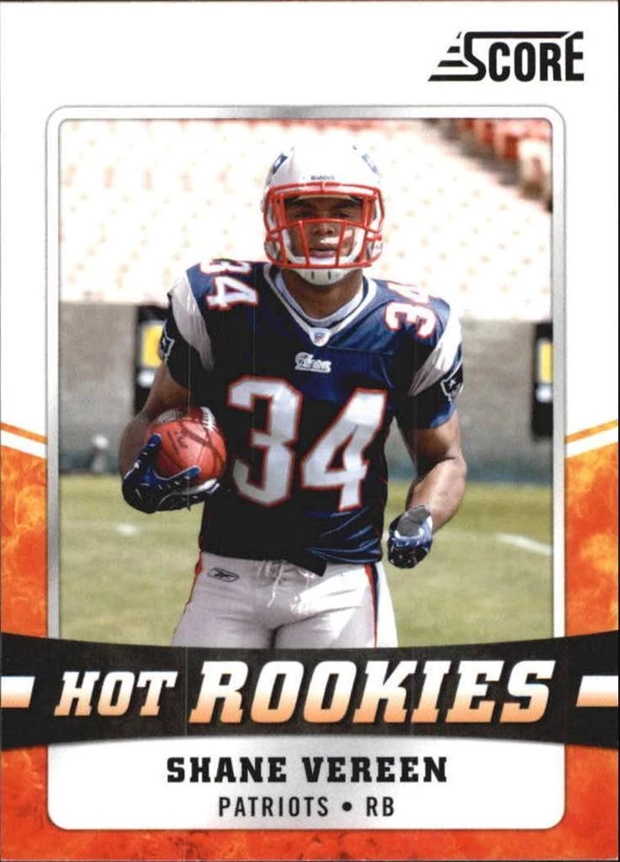 2011 Score Hot Rookies #25 Shane Vereen RC Patriots - Image 1 of 1