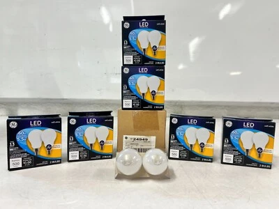CASE OF 12 - GE Soft White LED 60W Dimmable A15 E12 (Candelabra) Bulbs 24949 - Image 1 of 4