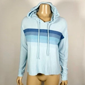 Chaser Damengröße mittelblau Strandstreifen Hoodie weich leicht - Bild 1 von 7