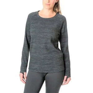 Kirkland Signature Ladies’ Crew Pullover, Dark Gray, Size L - Picture 1 of 4