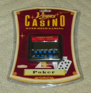 Vegas Casino Poker - Electronic Handheld Game w/ NEW BATTERY - Picture 1 of 1