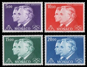 Monaco 1982 - Mi-Nr. 1512-1515 ** - MNH - Rainier III & Prinz Albert - Bild 1 von 1