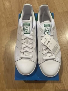 Adidas Stan Smith Green White Men’s Size 8 M20324 New - Picture 1 of 6