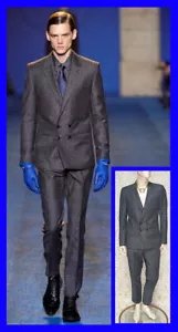OTOÑO/INVIERNO 2011 look # 32 TOTALMENTE NUEVO TRAJE GRIS VERSACE 48 - 38 (M) - Imagen 1 de 12