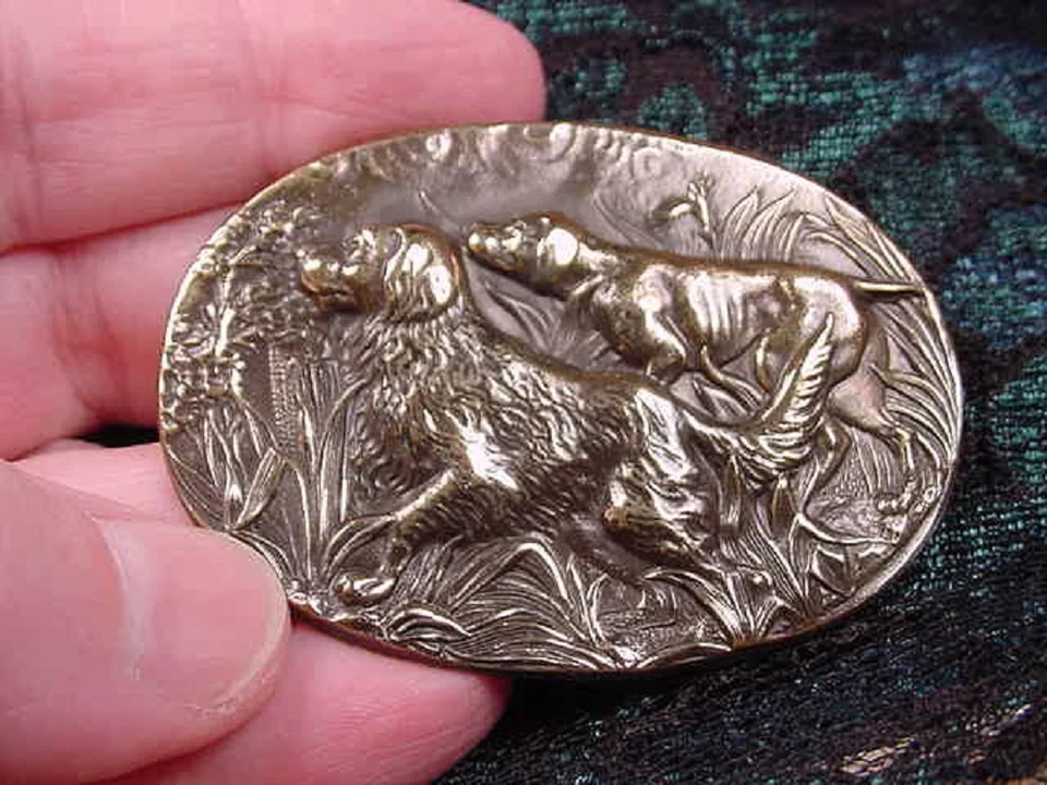 (b-dog-51) 2 Perros de Caza Perro Perro Perro Perro Amor Puntero Caza Foto 1 de 1