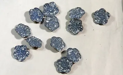 12 Original Gablonzer Glasknöpfe Kristall Beschichtet 14 Mm Aus Den 50er Jahren  • 4.90€