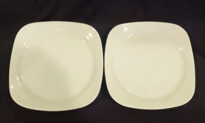VOGUE by W WEDGWOOD Square WHITE Plates Bread Dessert Pie 6 5/8” Lot of 2 EUC! - Picture 1 of 5
