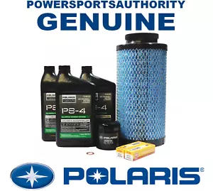 2017-2021 Polaris RZR XP Turbo S OEM 5W-50 Oil Change Service Kit POL74 - Foto 1 di 1