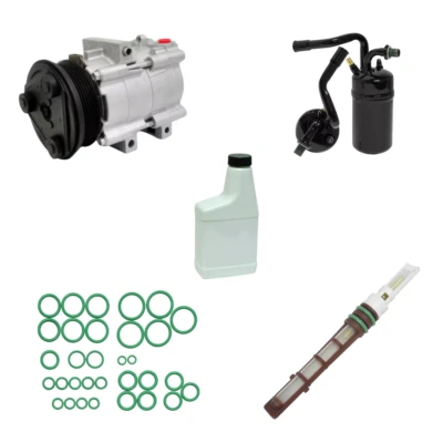 A/C Compressor Kit Fits Ford Thunderbird Lincoln Mark VIII Cougar FS10 KT129-4 - Image 1 of 4