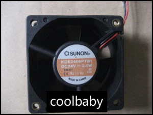 SUNON KD2406PTB1 Fan 24V 2.6W 60*60*25mm 2pin - Picture 1 of 1