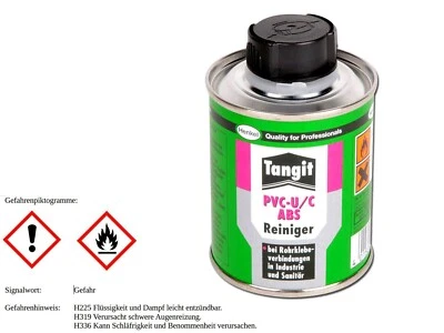 Tangit PVC-U/ C/ ABS Reiniger Dose 125 ml Kunststoffrohr HT KG PVC Rohr Kleber - Bild 1 von 3
