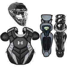Under armour Pro 4 Youth Baseball Catcher's Gear Set - Black