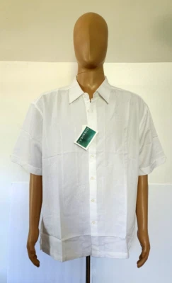 Cubavera Bright White Mendoza Button Down Shirt Mens 2X-Large* - Image 1 of 4