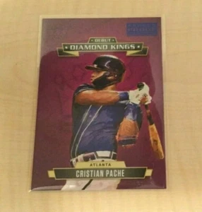 Panini Diamond King Cristian Pache 2021 púrpura prueba de artista #DDK-AB Braves como nuevo - Imagen 1 de 3